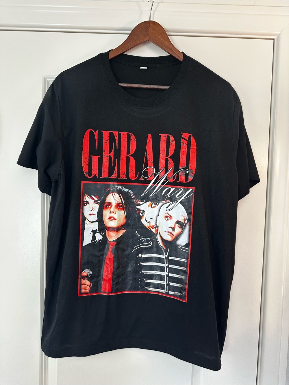 My Chemical Romance Gerard Way Black Graphic Band Tee Emo Y2K Large